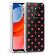 Dots Clear Print Slim Cover For Motorola Moto G (Power, Stylus, Play, 5G), Print in USA