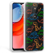 Dinosaur Cute 3 Print Slim Cover For Motorola Moto G (Power, Stylus, Play, 5G), Print in USA