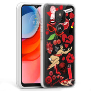 Fashion Collage Print Slim Cover For Motorola Moto G (Power, Stylus, Play, 5G), Print in USA