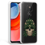 Marijuana Skull Print Slim Cover For Motorola Moto G (Power, Stylus, Play, 5G), Print in USA