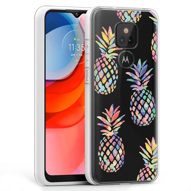 Pineapple Print Slim Cover For Motorola Moto G (Power, Stylus, Play, 5G), Print in USA