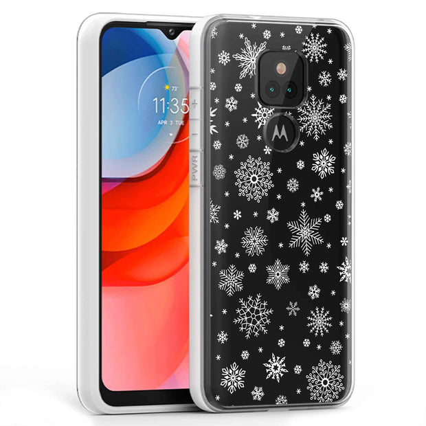 Snowflake 1 Print Slim Cover For Motorola Moto G (Power, Stylus, Play, 5G), Print in USA