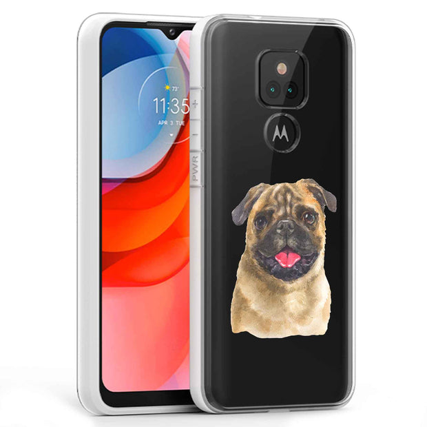 Dog Painting j Print Slim Cover For Motorola Moto G (Power, Stylus, Play, 5G), Print in USA