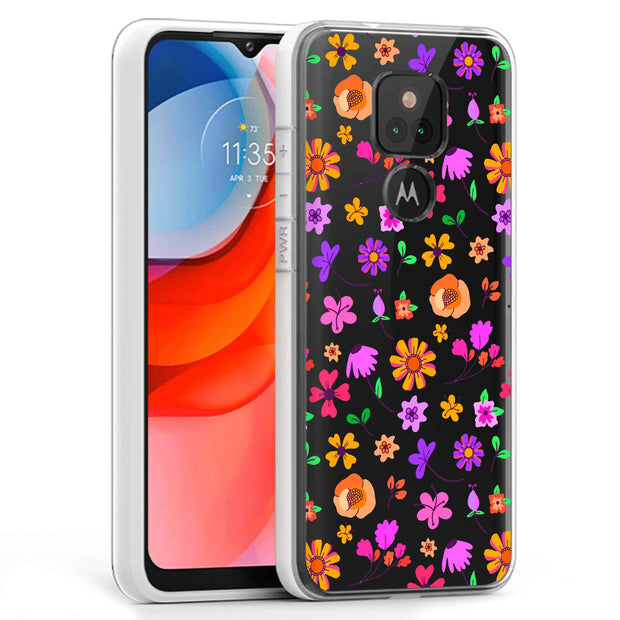 Flower 1 Print Slim Cover For Motorola Moto G (Power, Stylus, Play, 5G), Print in USA