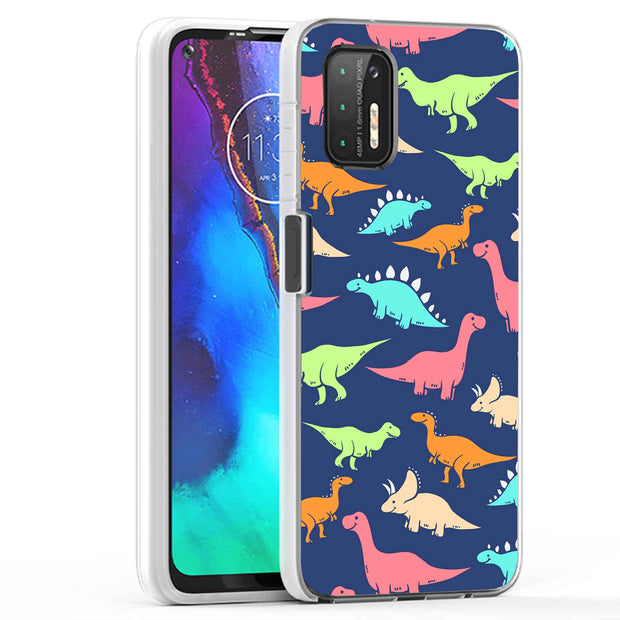 Dinosaur 1 Print Slim Cover For Motorola Moto G (Power, Stylus, Play, 5G), Print in USA