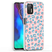 Pink Leopard Print Slim Cover For Motorola Moto G (Power, Stylus, Play, 5G), Print in USA