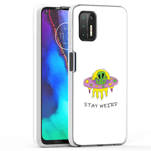 Alien Weird Print Slim Cover For Motorola Moto G (Power, Stylus, Play, 5G), Print in USA