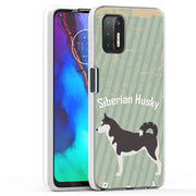 Husky Dog Print Slim Cover For Motorola Moto G (Power, Stylus, Play, 5G), Print in USA