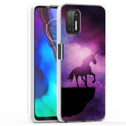 Unicorn Galaxy Print Slim Cover For Motorola Moto G (Power, Stylus, Play, 5G), Print in USA