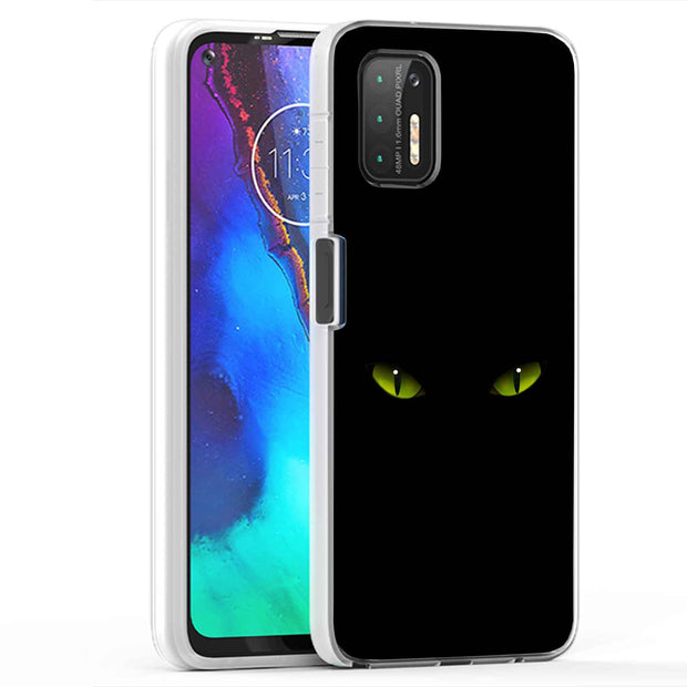 Cat Eyes Print Slim Cover For Motorola Moto G (Power, Stylus, Play, 5G), Print in USA