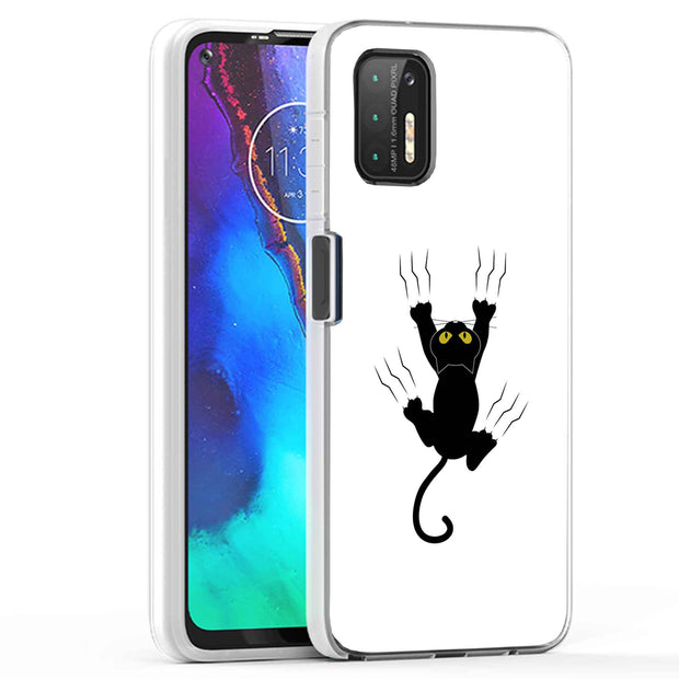 Cat Scratch Print Slim Cover For Motorola Moto G (Power, Stylus, Play, 5G), Print in USA