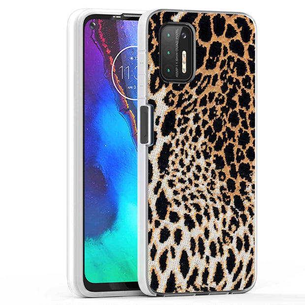 Leopard Pattern Print Slim Cover For Motorola Moto G (Power, Stylus, Play, 5G), Print in USA