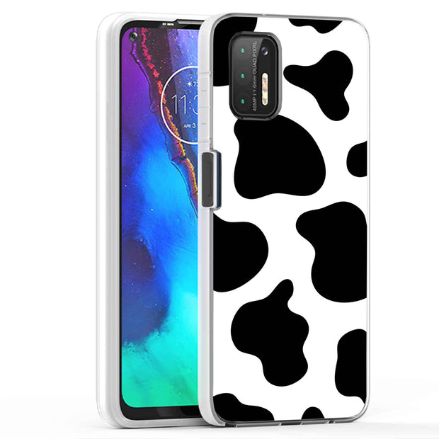 Cow Pattern Print Slim Cover For Motorola Moto G (Power, Stylus, Play, 5G), Print in USA