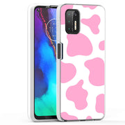 Cow Shape Pink Print Slim Cover For Motorola Moto G (Power, Stylus, Play, 5G), Print in USA