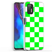 Bright Checker Print Slim Cover For Motorola Moto G (Power, Stylus, Play, 5G), Print in USA