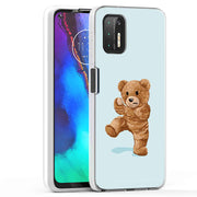 Teddy Fight Print Slim Cover For Motorola Moto G (Power, Stylus, Play, 5G), Print in USA