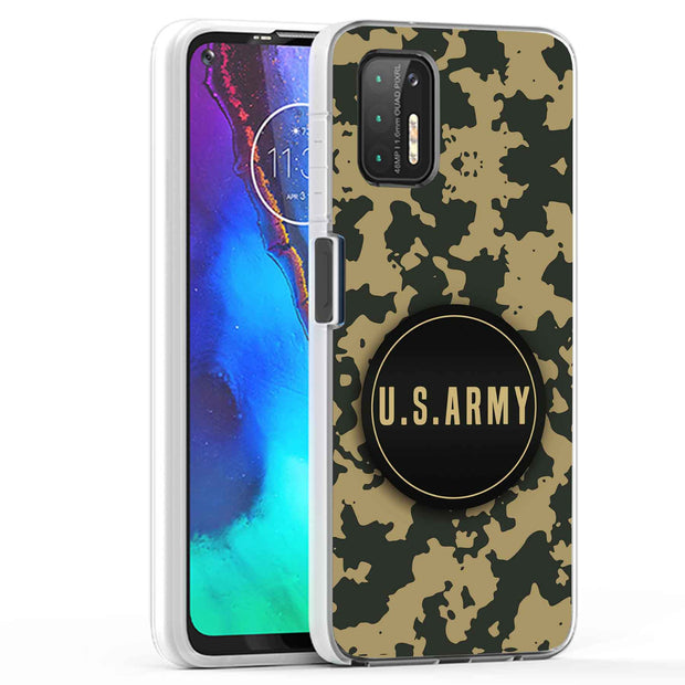 US Army 1 Print Slim Cover For Motorola Moto G (Power, Stylus, Play, 5G), Print in USA