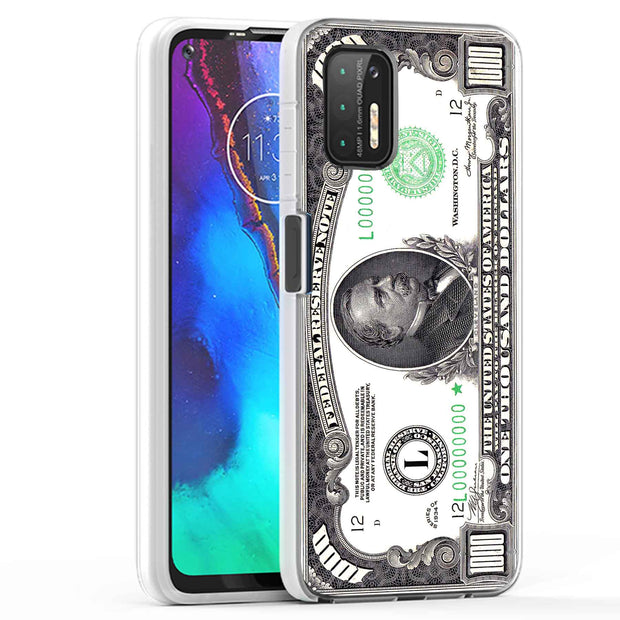 1,000 Dollars Print Slim Cover For Motorola Moto G (Power, Stylus, Play, 5G), Print in USA