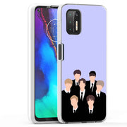 BTS KPOP 10 Print Slim Cover For Motorola Moto G (Power, Stylus, Play, 5G), Print in USA