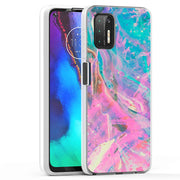 Opal Marble 4 Print Slim Cover For Motorola Moto G (Power, Stylus, Play, 5G), Print in USA