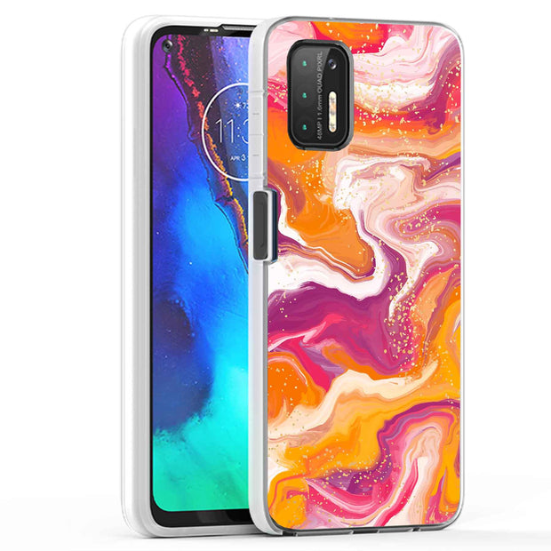 Opal Marble 16 Print Slim Cover For Motorola Moto G (Power, Stylus, Play, 5G), Print in USA