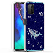 Space Whale 5 Print Slim Cover For Motorola Moto G (Power, Stylus, Play, 5G), Print in USA