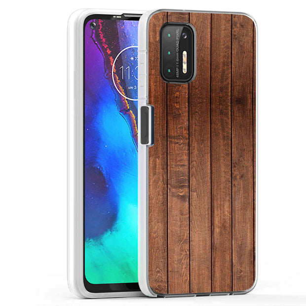 Wood 7 Print Slim Cover For Motorola Moto G (Power, Stylus, Play, 5G), Print in USA