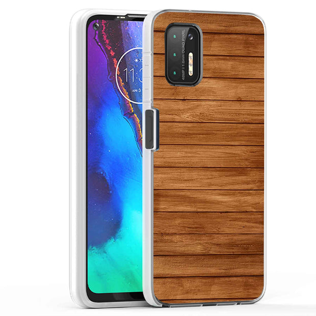 Wood 14 Print Slim Cover For Motorola Moto G (Power, Stylus, Play, 5G), Print in USA