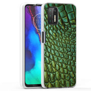 Satin Crocodile Print Slim Cover For Motorola Moto G (Power, Stylus, Play, 5G), Print in USA