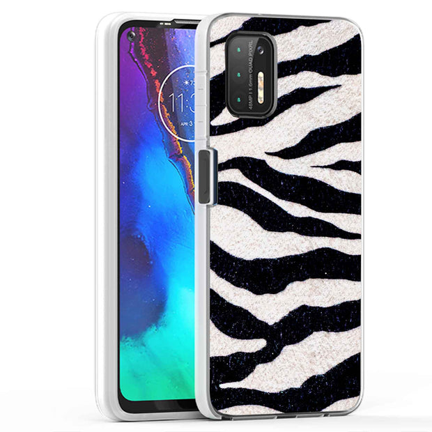 Zebra Stripe 1 Print Slim Cover For Motorola Moto G (Power, Stylus, Play, 5G), Print in USA