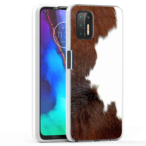 Dairy Cow Fur Print Slim Cover For Motorola Moto G (Power, Stylus, Play, 5G), Print in USA