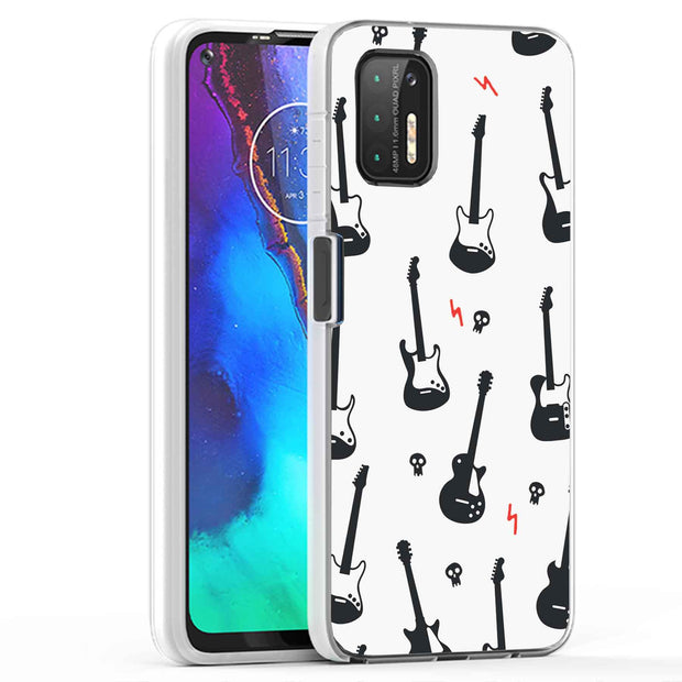 Rock Guitar Print Slim Cover For Motorola Moto G (Power, Stylus, Play, 5G), Print in USA