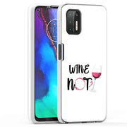 Wine Not Print Slim Cover For Motorola Moto G (Power, Stylus, Play, 5G), Print in USA