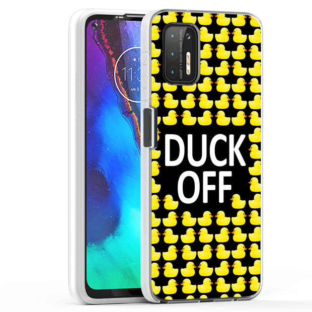 Duck OFF Print Slim Cover For Motorola Moto G (Power, Stylus, Play, 5G), Print in USA