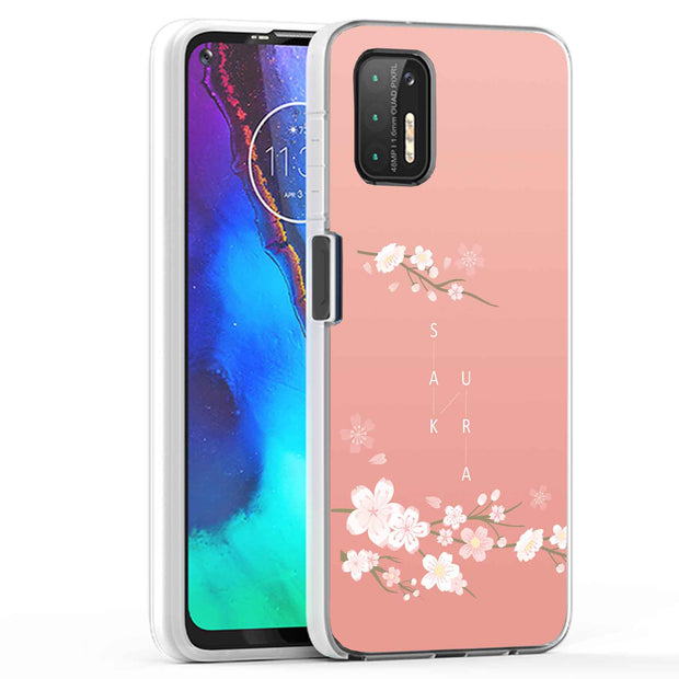 Cherry Blossom Print Slim Cover For Motorola Moto G (Power, Stylus, Play, 5G), Print in USA