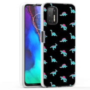 Dinosaurs Shape Print Slim Cover For Motorola Moto G (Power, Stylus, Play, 5G), Print in USA