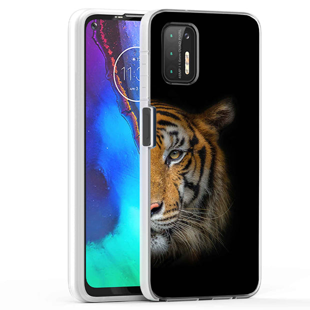 Tiger Photo Print Slim Cover For Motorola Moto G (Power, Stylus, Play, 5G), Print in USA