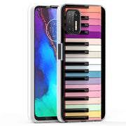 Rainbow Piano Print Slim Cover For Motorola Moto G (Power, Stylus, Play, 5G), Print in USA