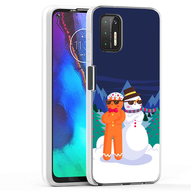 Cool Snowman Print Slim Cover For Motorola Moto G (Power, Stylus, Play, 5G), Print in USA