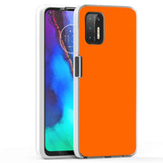 Vivid Orange Print Slim Cover For Motorola Moto G (Power, Stylus, Play, 5G), Print in USA