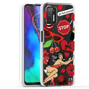 Fashion Collage Print Slim Cover For Motorola Moto G (Power, Stylus, Play, 5G), Print in USA