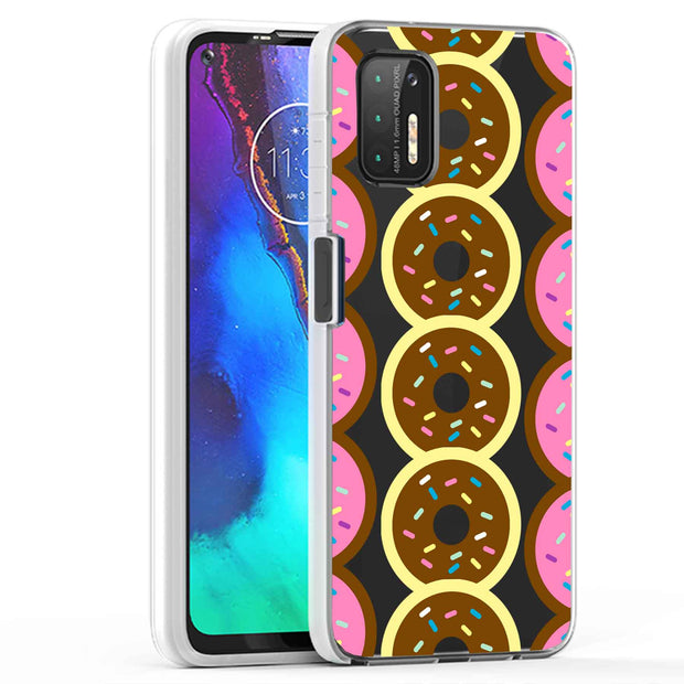 Donuts Print Slim Cover For Motorola Moto G (Power, Stylus, Play, 5G), Print in USA