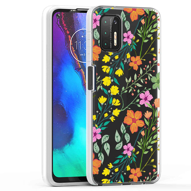 Flower 20 Print Slim Cover For Motorola Moto G (Power, Stylus, Play, 5G), Print in USA