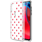 Dots White Print Slim Cover For Motorola Moto G (Power, Stylus, Play, 5G), Print in USA