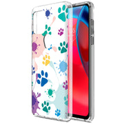 Paw Color 2 Print Slim Cover For Motorola Moto G (Power, Stylus, Play, 5G), Print in USA