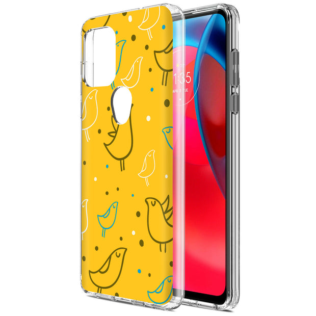 Birds Dots 1 Print Slim Cover For Motorola Moto G (Power, Stylus, Play, 5G), Print in USA