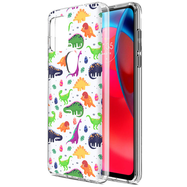 Dinosaur 7 Print Slim Cover For Motorola Moto G (Power, Stylus, Play, 5G), Print in USA