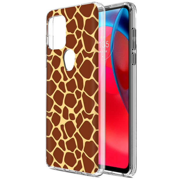 Giraffe Spot Print Slim Cover For Motorola Moto G (Power, Stylus, Play, 5G), Print in USA