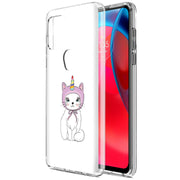 Unicorn Kitty Print Slim Cover For Motorola Moto G (Power, Stylus, Play, 5G), Print in USA