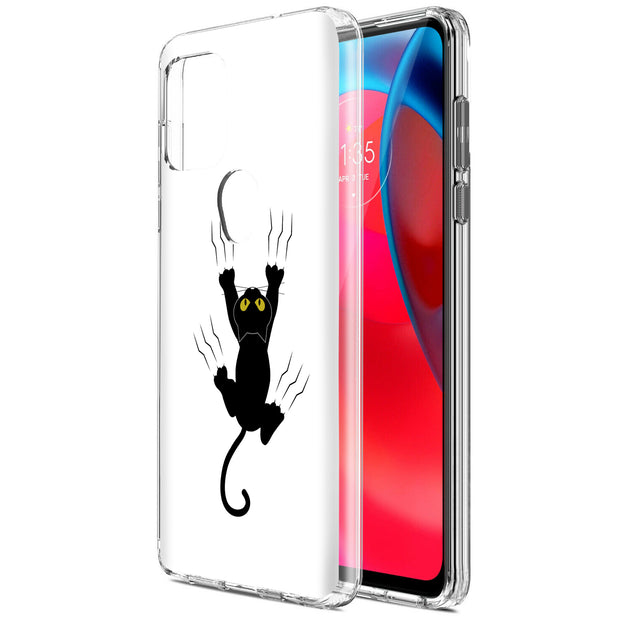 Cat Scratch Print Slim Cover For Motorola Moto G (Power, Stylus, Play, 5G), Print in USA